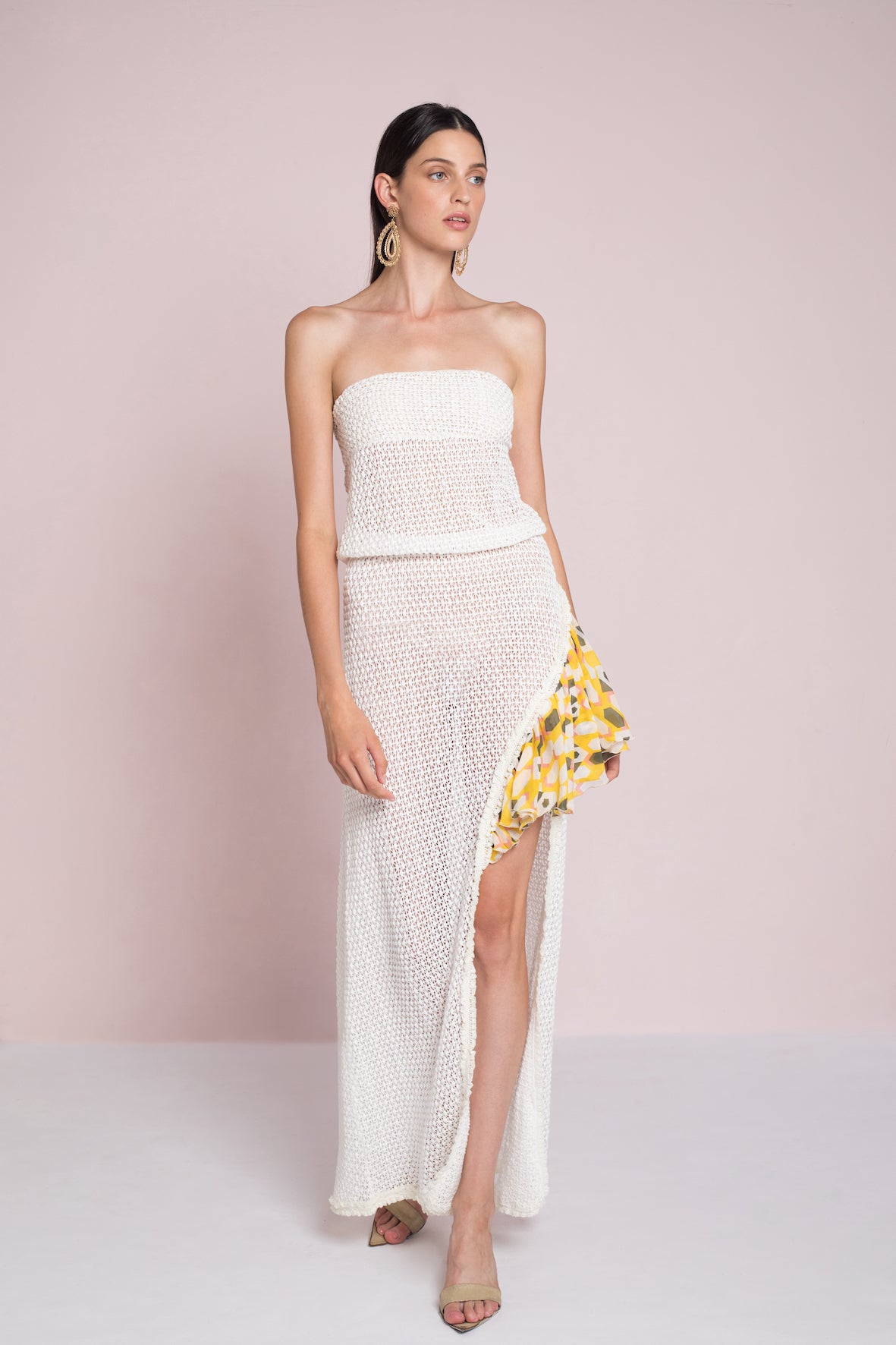 CROCHET LIKE LONG TUBE DRESS – CHIO DI STEFANIA D ONLINE